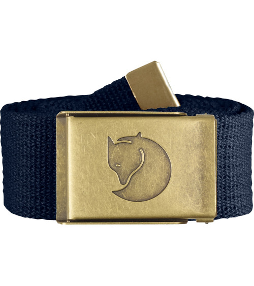 CANVAS BRASS BELT Dark Navy