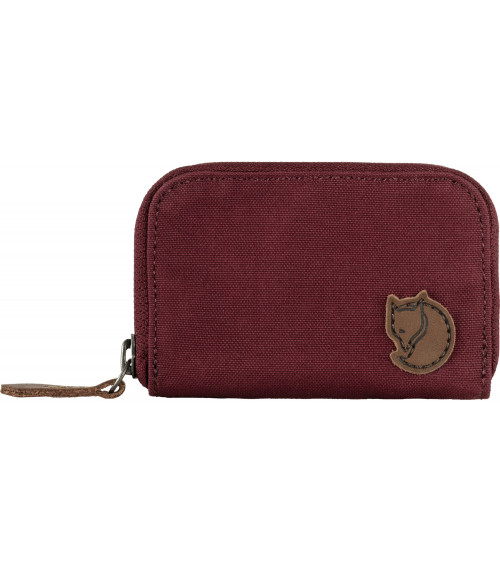 ZIP  CARD  HOLDER Bordeaux Red