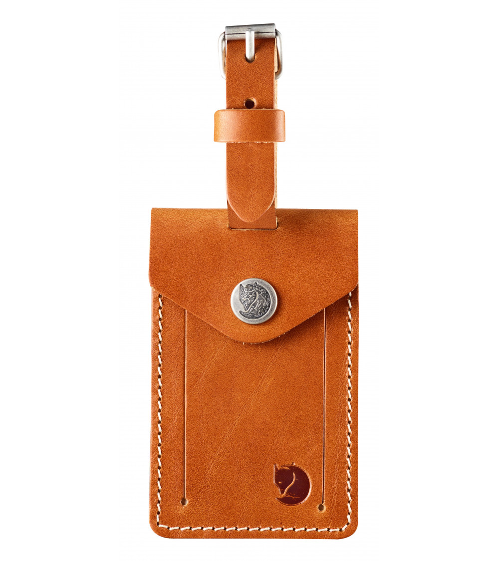 LEATHER LUGGAGE TAG  Leather Cognac