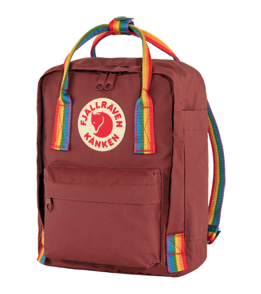 KANKEN RAINBOW MINI Ox Red-Rainbow Pattern