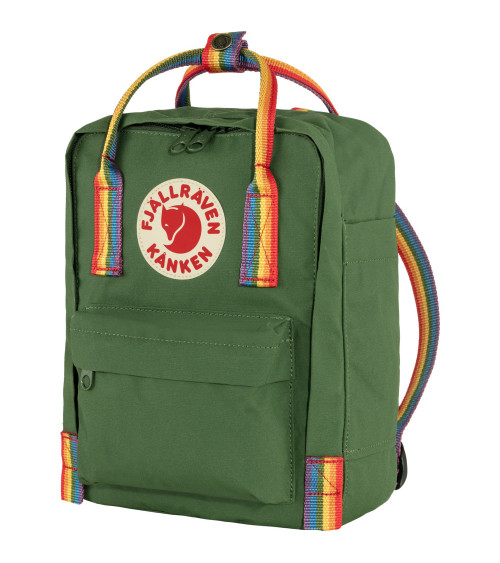 KANKEN RAINBOW MINI Spruce Green-Rainbow Pattern